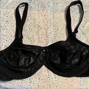 Wacoal Black Floral Lace Bra